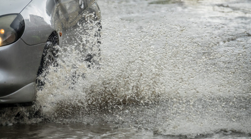 Driving in Flood During Florida Hurricane Season